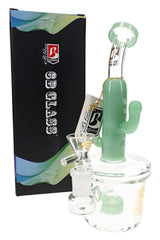 6B Glass Cactus Showerhead Perc Bong – 8″ – Assorted Colors
