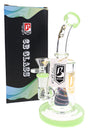 6B Glass Neon Reverse Cone Perc Bong – 8½″ – Assorted Colors