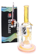 6B Glass Color-Changing Fumed Dab Rig – Dab Tool – 9″