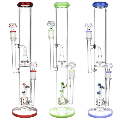 Pulsar Dub 蘑菇直管水煙斗 - 17英吋/14毫米 母接口 / 顏色隨機