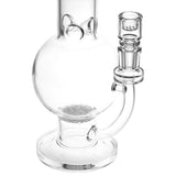 Pulsar Round Ball Glass Water Pipe - 12" / 14mm F / Clear