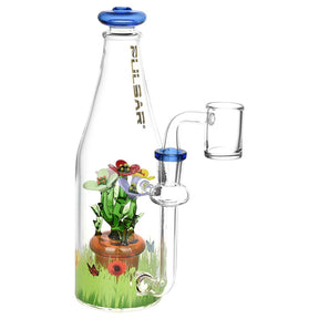 Pulsar 花卉花園瓶形煙具 - 8.5 英吋 / 14 毫米 母頭