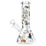 Pulsar Kitten Corral Beaker Glass Water Pipe - 7.75" / 14mm F