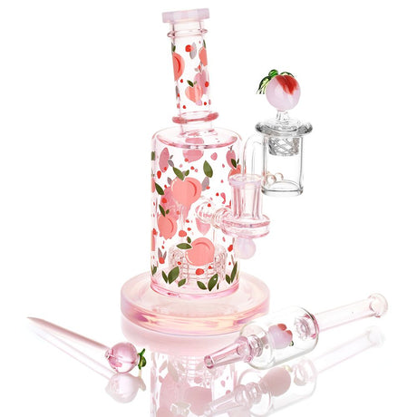 Pulsar 水果系列桃子奶油夜光 Dab Rig 套件 - 8 英吋/14 公釐 F