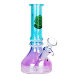 4CT BUNDLE - Seshgear Electroplated Ombre Glass Water Pipe - 6.5" / 14mm F / Assorted Colors