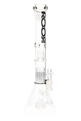 ROOR Tech Stemless Clear Beaker Bong – Multi Percs – 18″ – 5 mm