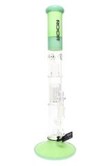 ROOR Tech Stemless Straight Tube Bong – Multi Percs – 18″ – 5 mm