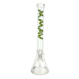 18" MAV Specialty Decal slab Logo Beaker Bong collection