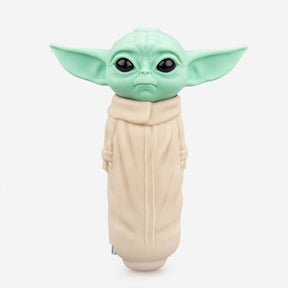 Pipa de mano portátil de silicona de Baby Yoda