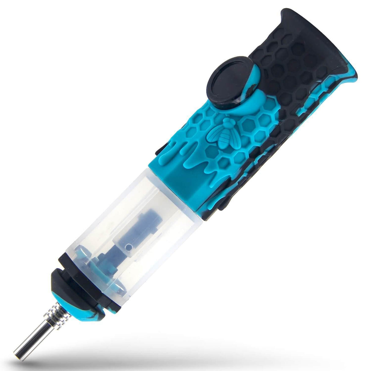 Silicone Honeycomb Honey Straw 7"