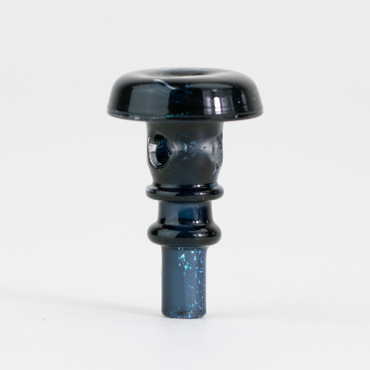 Empire Glassworks PuffCo Peak Pro 3D XL Chamber Glass Joystick Cap - Black Nebula