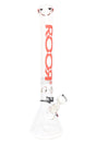 ROOR 18″ Bent-Neck Beaker Bong – 5 mm Thick Glass-on-Glass w/ Ice Pinch