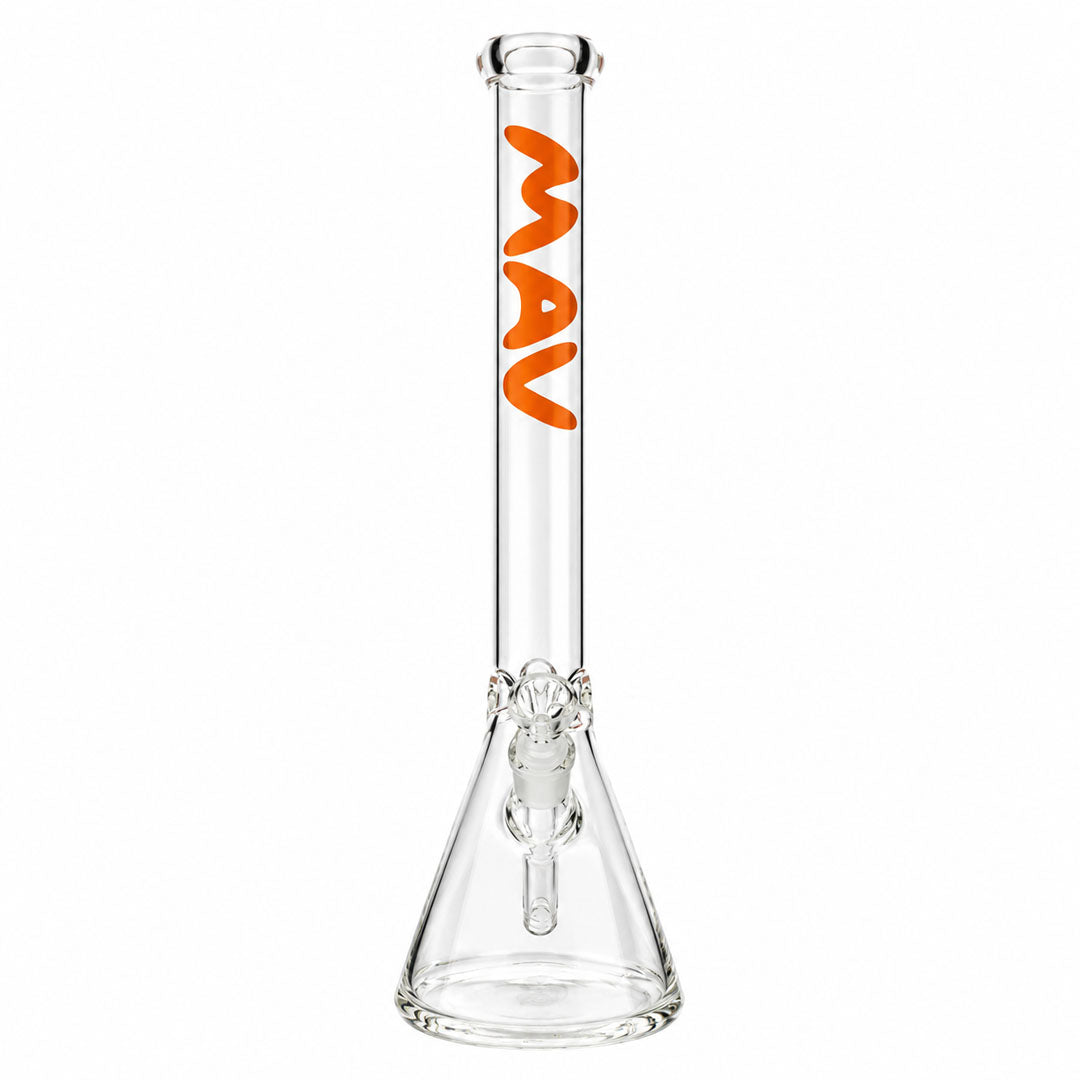 18" Classic Beaker Bong - Citrus Orange
