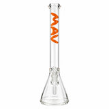 18" Classic Beaker Bong - Citrus Orange
