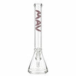 18" Classic Beaker Bong - Eggplant Purple