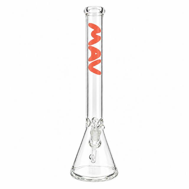18" Classic Beaker Bong - Official Red