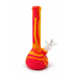 可拆卸玻璃碗矽膠燒杯型煙具