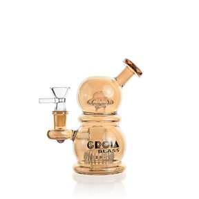 6" Mini Egg Dab Rig with Crown Perc | Croia Glass - product image 3