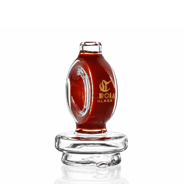 3.5" Mini Donut Dry Top for Puffco Peak & Peak Pro | Croia Glass
