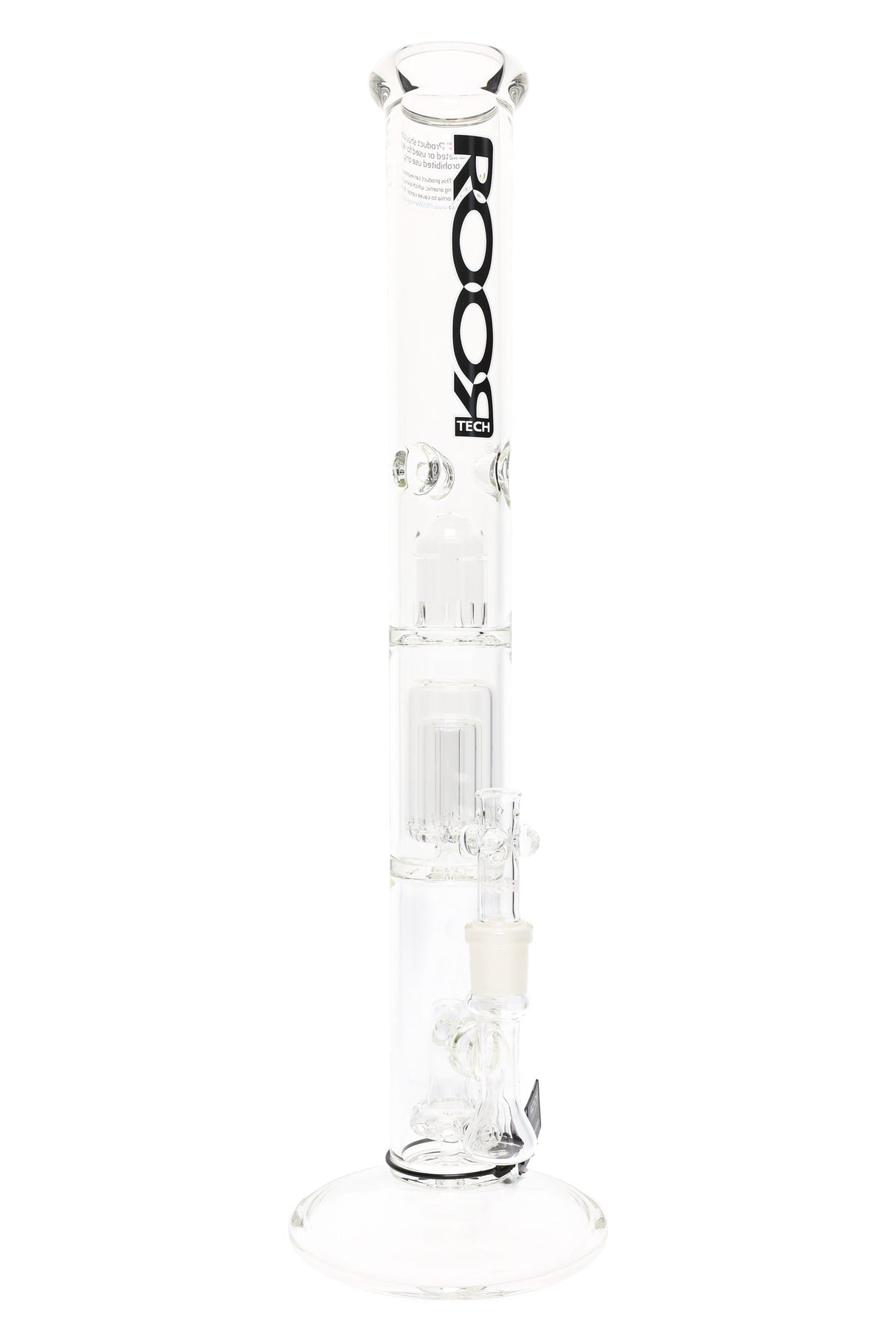 ROOR Tech 18" 5 mm GOG Straight Shooter – Multi-Perc Ice Pinch Tube
