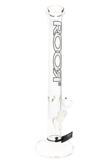 ROOR 18" Straight Shooter – 5 mm Glass-on-Glass Tube with Ice Pinch