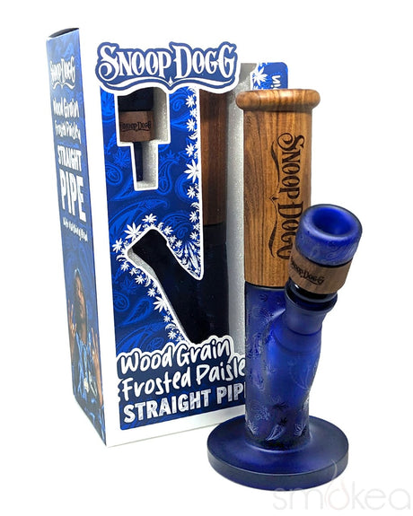 Bong recto Dogg lbs Wood Grain Frosted Paisley