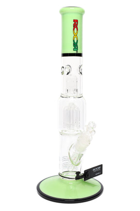 ROOR Tech 15 吋多色直筒型樹狀濾網玻璃水煙斗 – 玻璃接頭