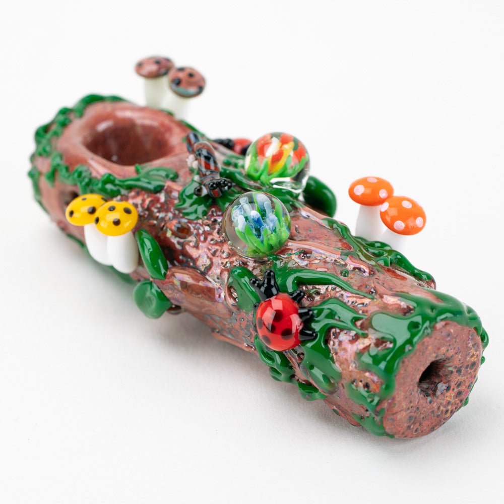 Empire Glassworks Mossy Log Dry Pipe