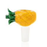 Ooze Pineapple 18" Full Color Beaker Bong x Empire Glassworks Pineapple Bowl
