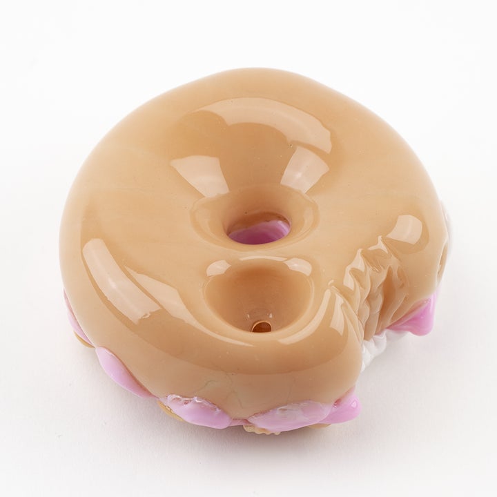 Empire Glassworks Pink Donut Bite Me Dry Pipe
