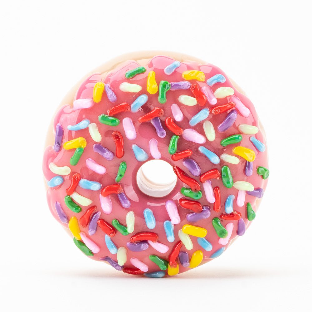 Empire Glassworks Pink Sprinkle Donut Dry Pipe