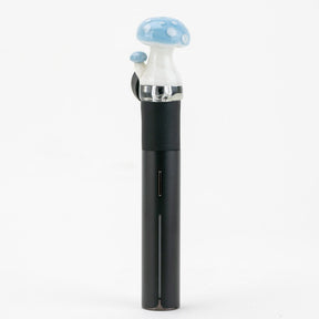 Empire Glassworks PuffCo Pivot 玻璃菸嘴 - 藍蘑菇