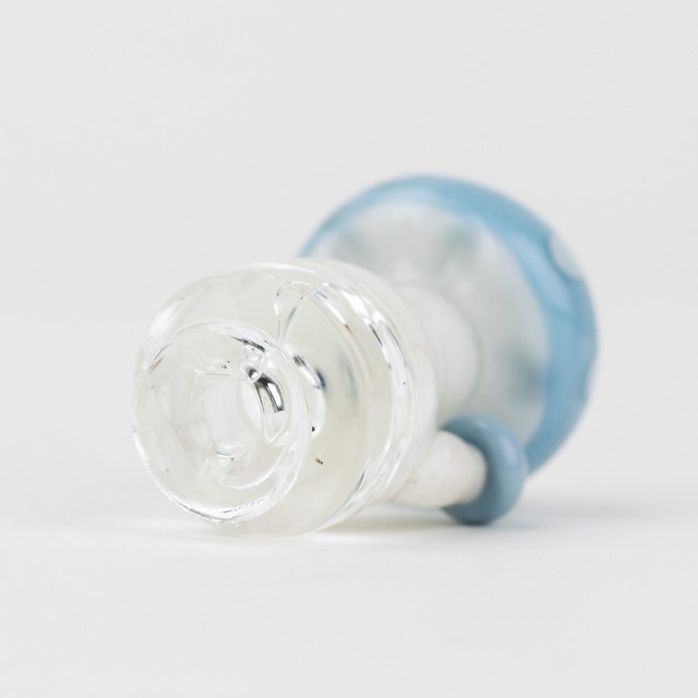Empire Glassworks PuffCo Pivot 玻璃菸嘴 - 藍蘑菇