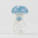 Empire Glassworks PuffCo Pivot 玻璃菸嘴 - 藍蘑菇