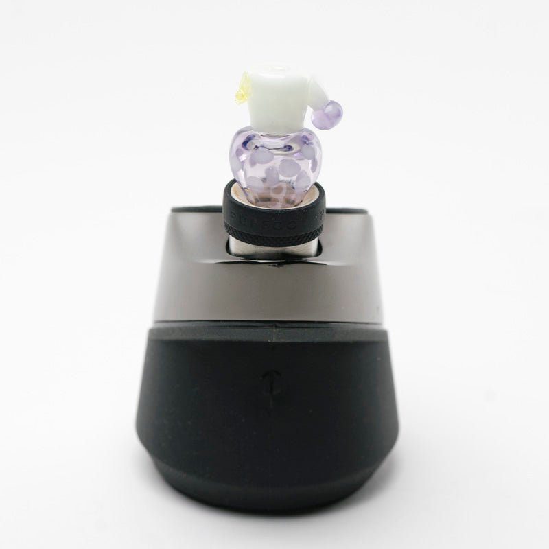Empire Glassworks  Siriusly Shrooms Puffco Peak Glass Bubble Cap
