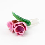 Empire Glassworks Strawberry Cream Tulip Bowl Piece