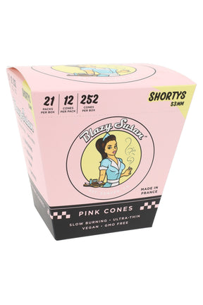 Blazy Susan Shorty 53毫米預捲錐形紙展示盒 – 21包裝