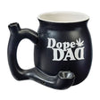 DOPE DAD ON BLACK CHUBBY PREMIUM ROAST & TOAST PIPE MUG