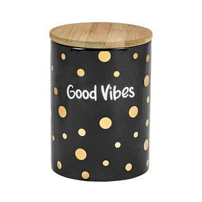 GOOD VIBES 金色波點豪華儲存罐