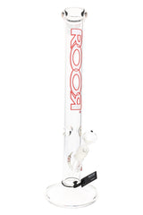 ROOR 18" Straight Shooter – 5 mm Glass-on-Glass Tube with Ice Pinch