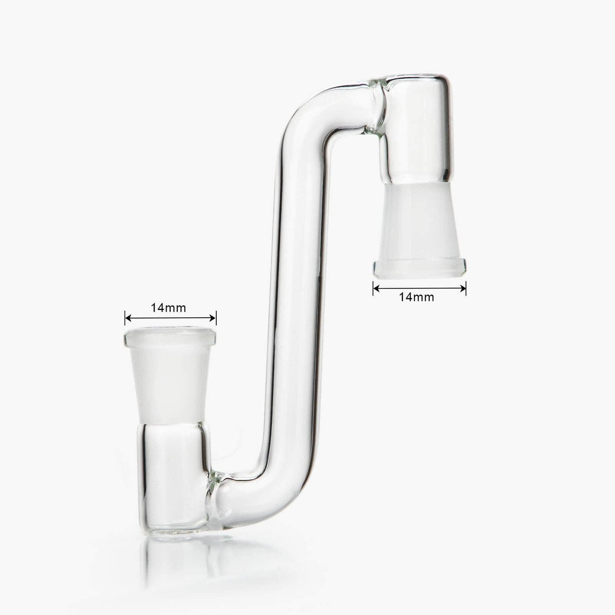 14mm Female to Female Glass Adapter 2Pcs
