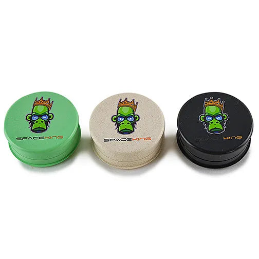 Molinillo de hierbas y especias biodegradable Space King de 50 mm – Ligero | Elegir color