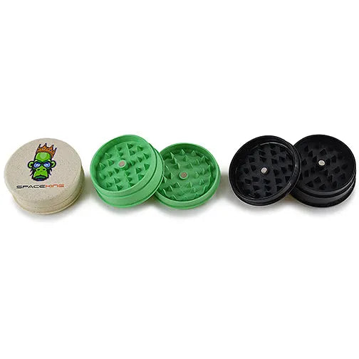 Molinillo de hierbas y especias biodegradable Space King de 50 mm – Ligero | Elegir color