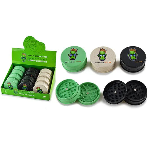 Molinillo de hierbas y especias biodegradable Space King de 50 mm – Ligero | Elegir color