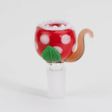 Empire Glassworks Fire Plant Bowl Piece