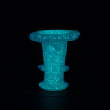 Empire Glassworks PuffCo 'New Peak' & Proxy 玻璃搖桿帽 - 夜光款