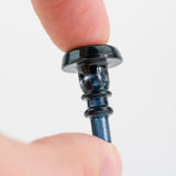Empire Glassworks PuffCo Peak Pro 3D XL Chamber Glass Joystick Cap - Black Nebula