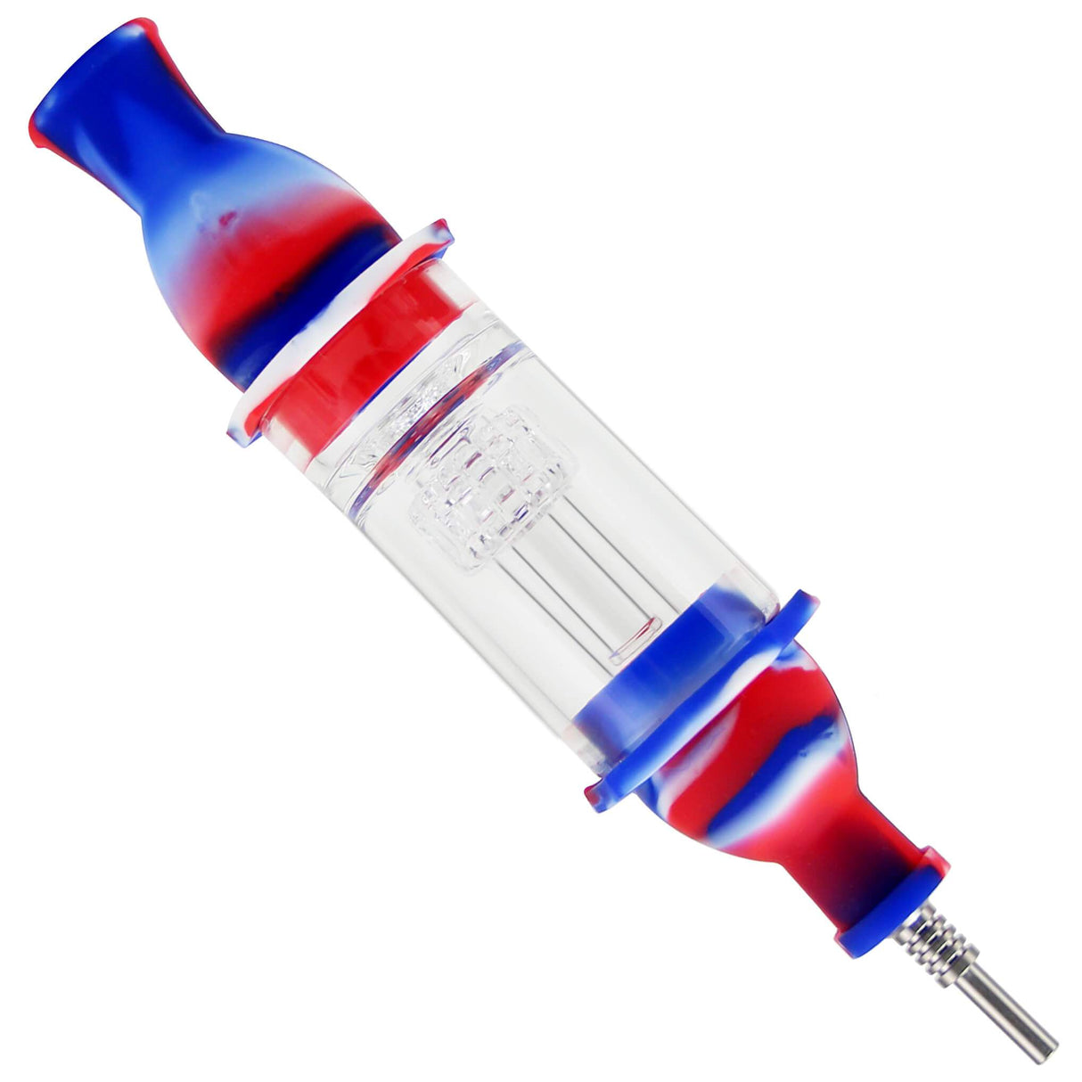 Silicone Nectar Collector Dab Straw with Water Filter