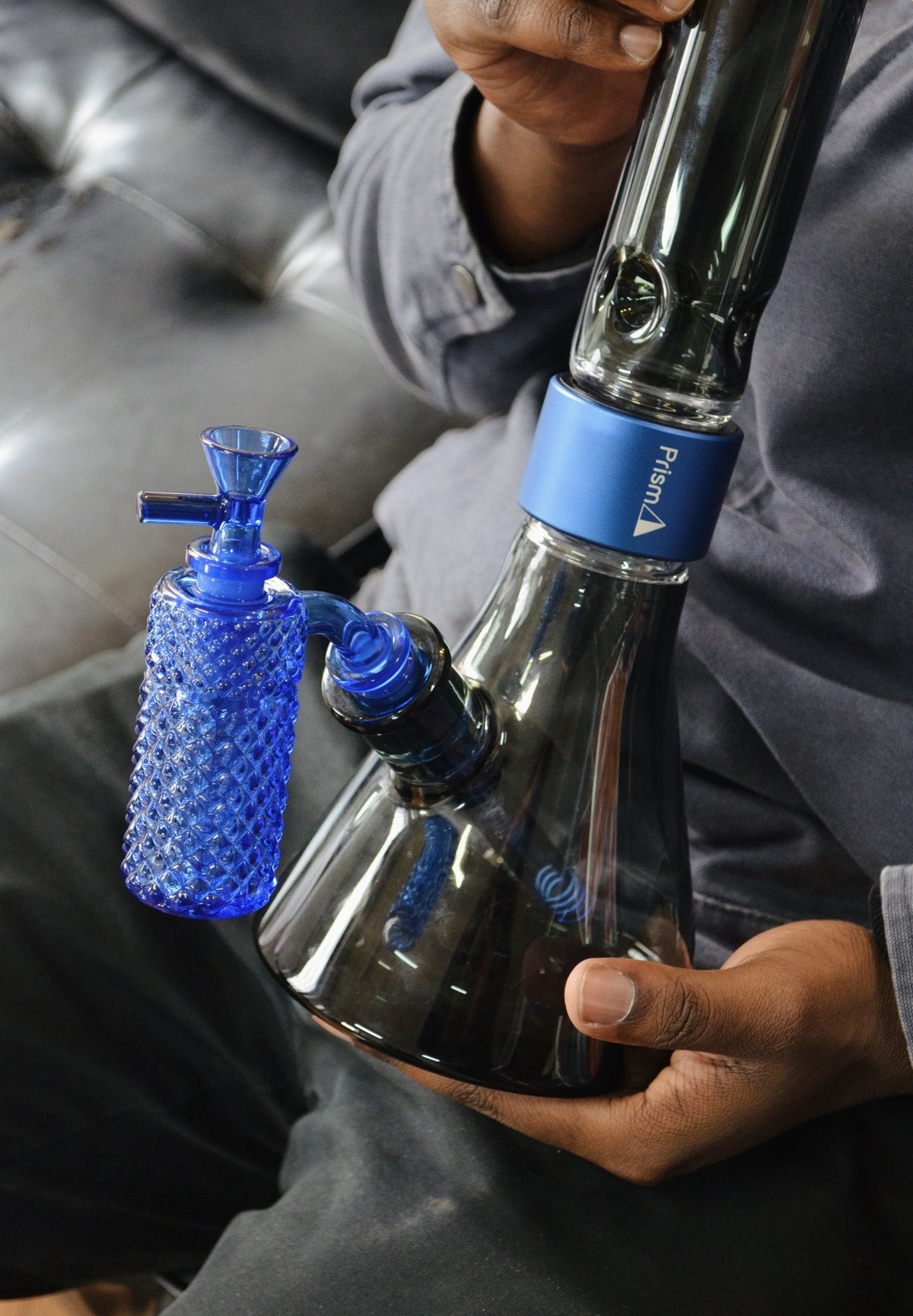 Jane West x Prism Ash Catcher 14mm 45° | Sapphire Blue