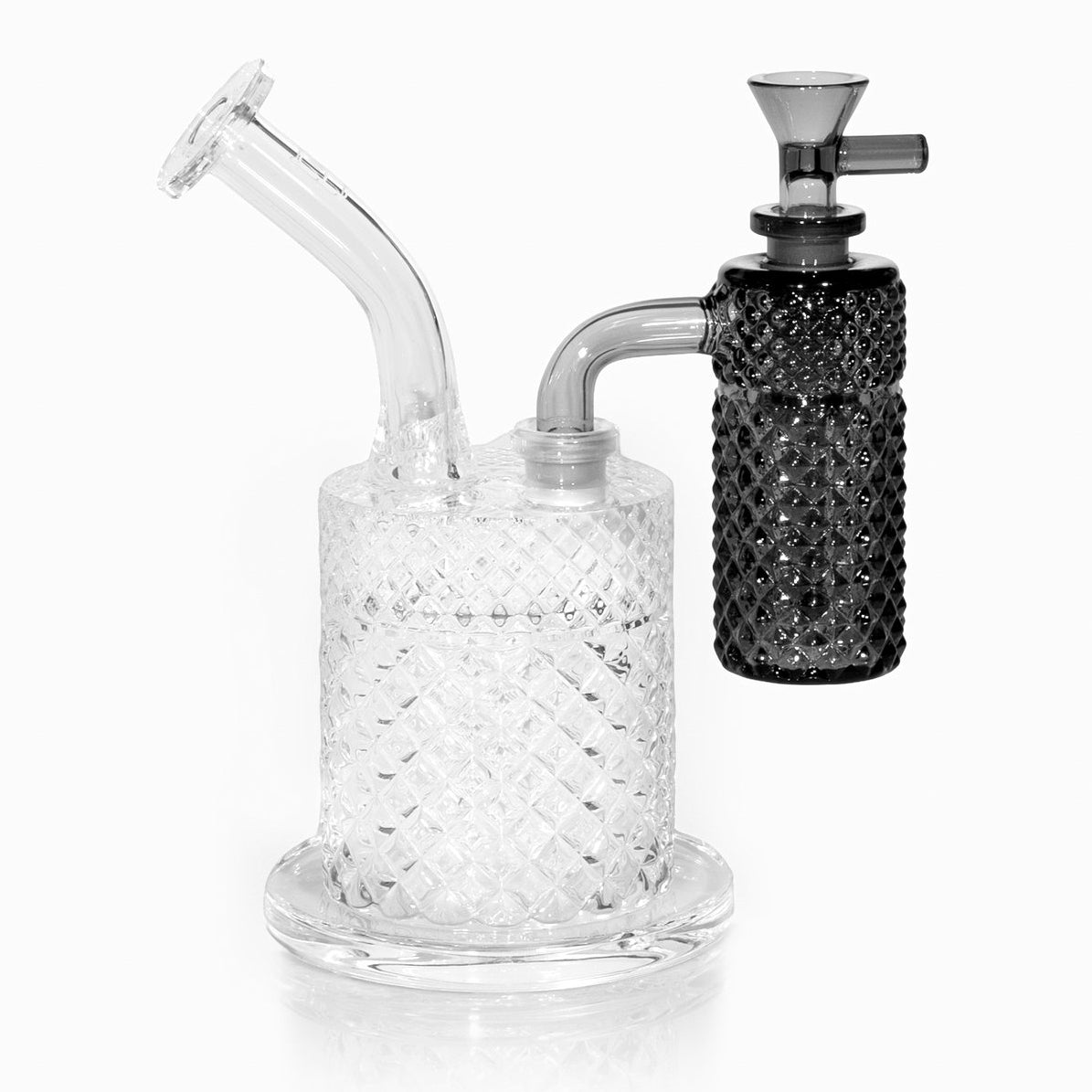 Jane West x Prism Ash Catcher 14mm 90° | Smoke Gray